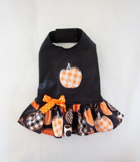 Checked Pumpkin Dress